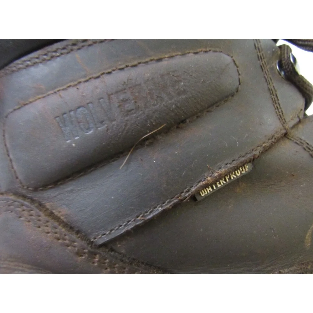 Wolverine Brown Floorhand Waterproof Steel Toe Oil Slip Resist Work Boots Sz 13M